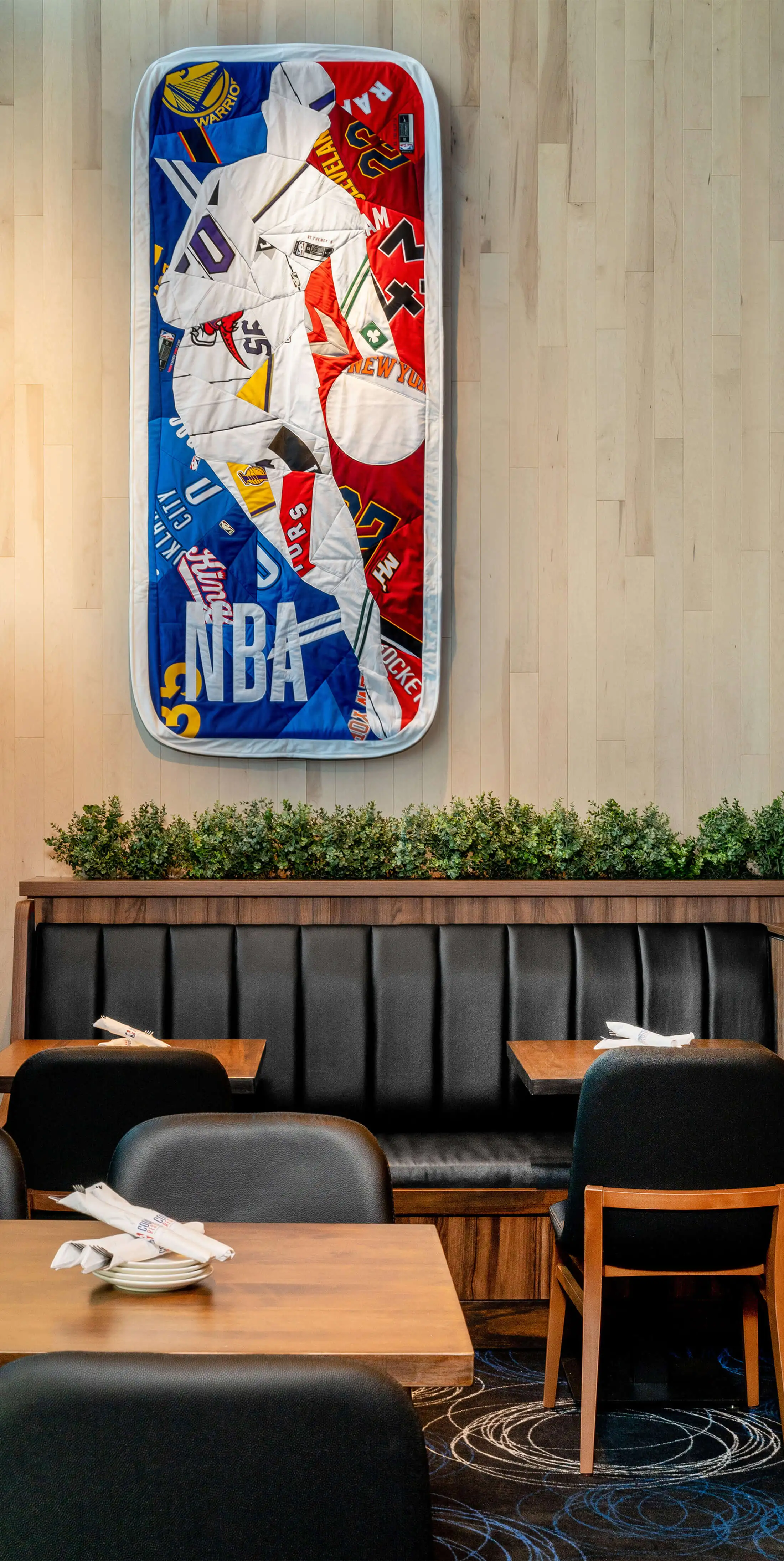 About NBA Courtside Restaurant Toronto Interior