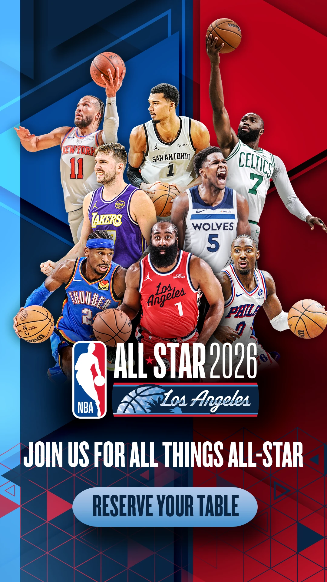 Watch NBA All Star game at NBA Restaurant - Reserve your table now